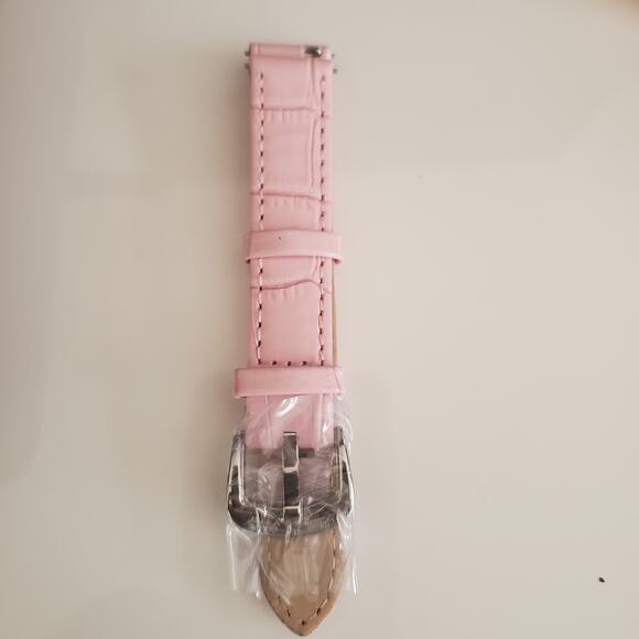 Lucien Piccard Eterno Silver Tone 40mm Watch and Bangle Set  Extra Strap NWOT - Picture 4 of 16